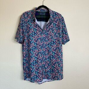 William Murray short sleeve polo shirt men’s large watermelons EUC